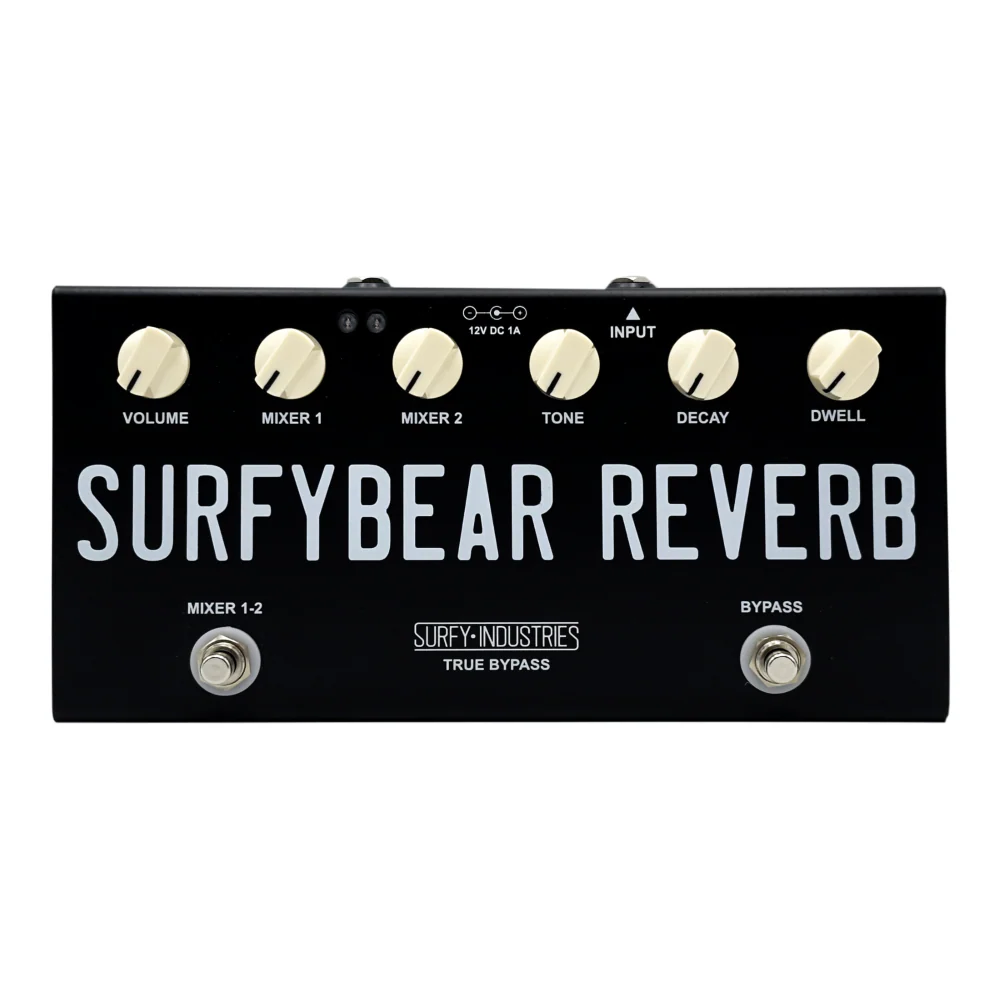 SurfyBear Compact Spring Reverb - Black - Image 4