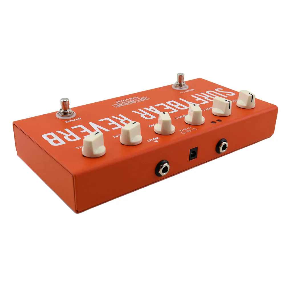 SurfyBear Compact Spring Reverb - Fiesta Red - Image 4