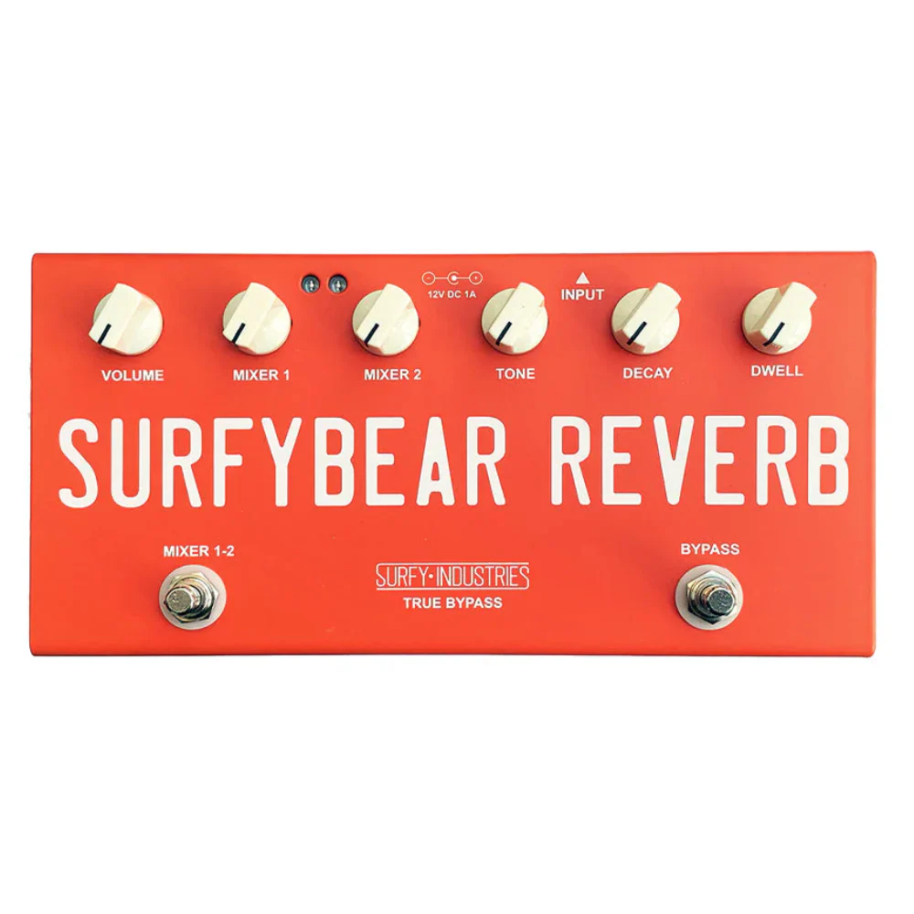 SurfyBear Compact Spring Reverb - Fiesta Red - Image 5