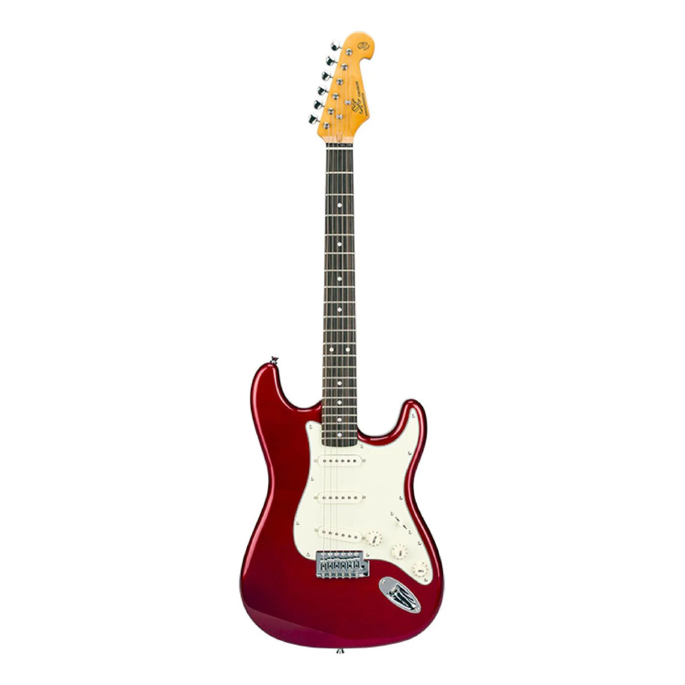 SX Essex Electric Guitar Pack in Candy Apple Red - Image 2