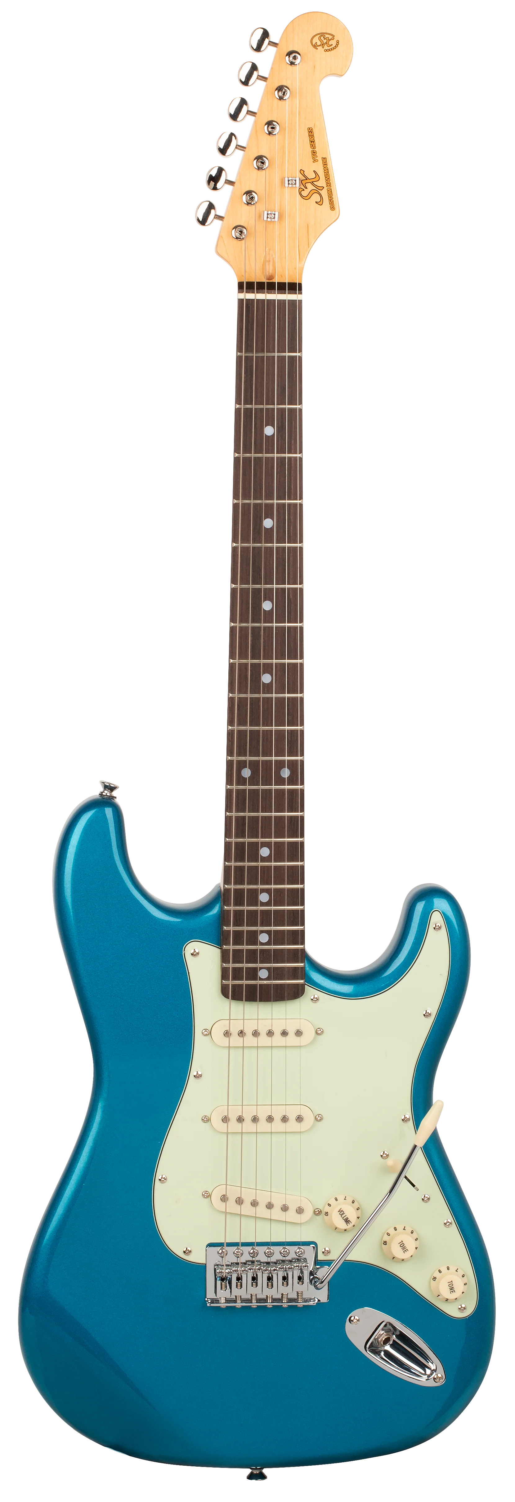 SX Essex Electric Guitar Pack in Lake Placid Blue