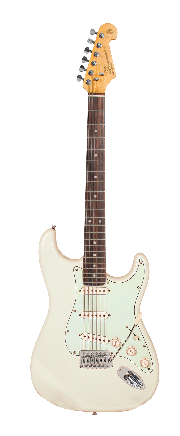 SX Essex Electric Guitar Pack in Vintage White