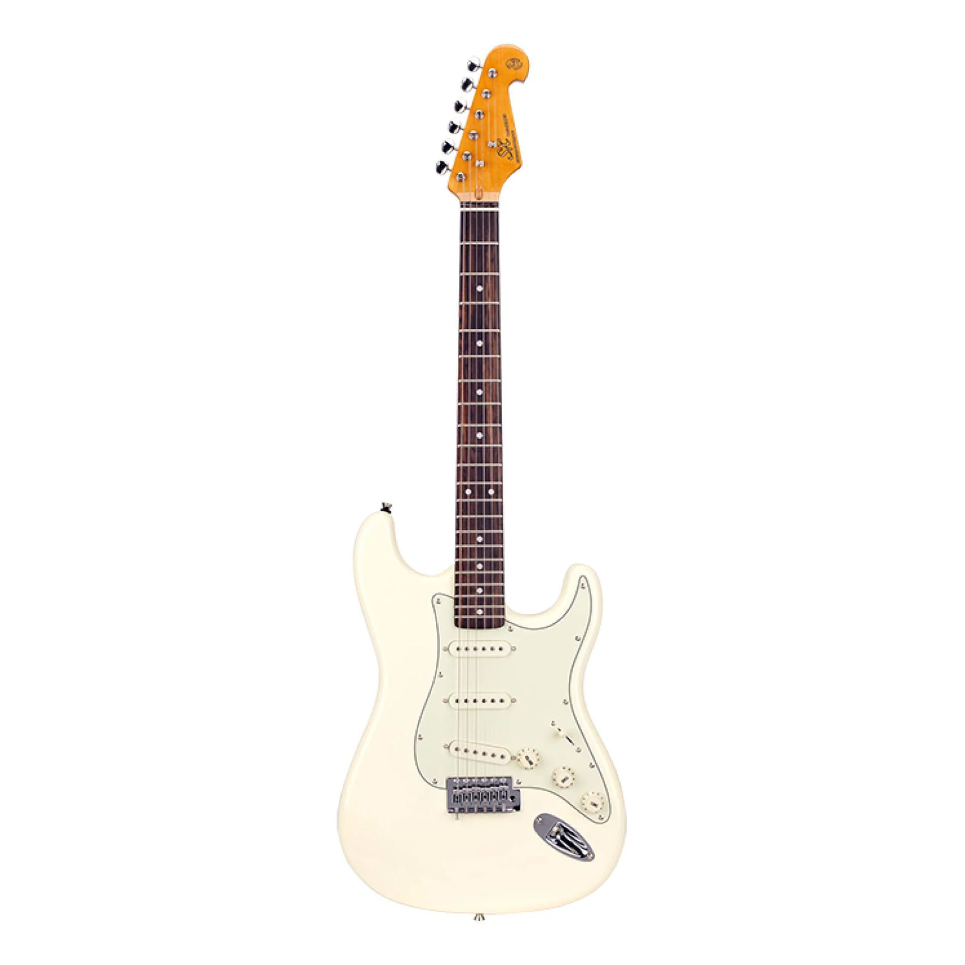 SX Essex Electric Guitar Pack in Vintage White - Image 3