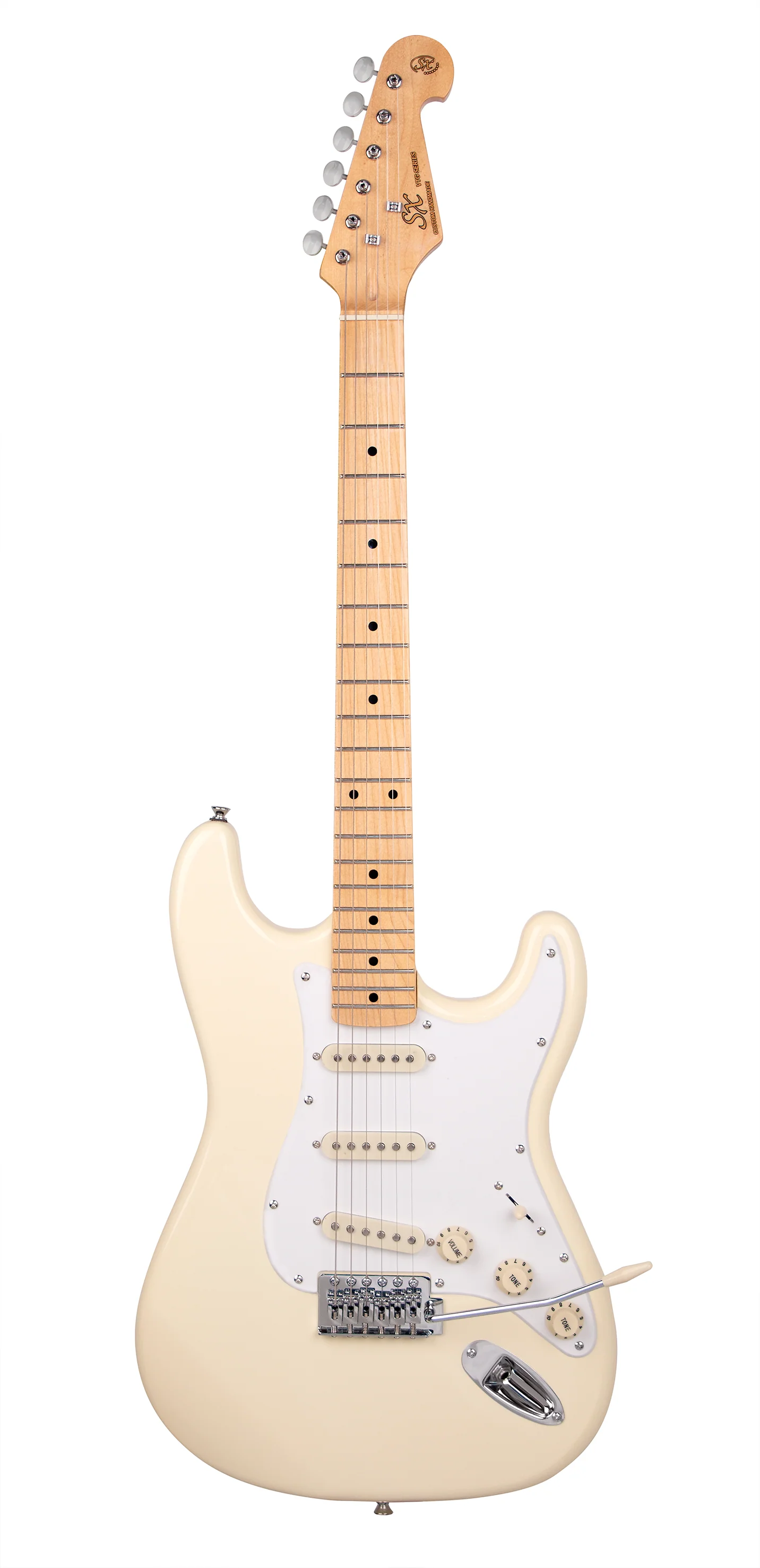 SX Essex VES57VWH Vintage Series Electric Guitar - Vintage White - Image 2