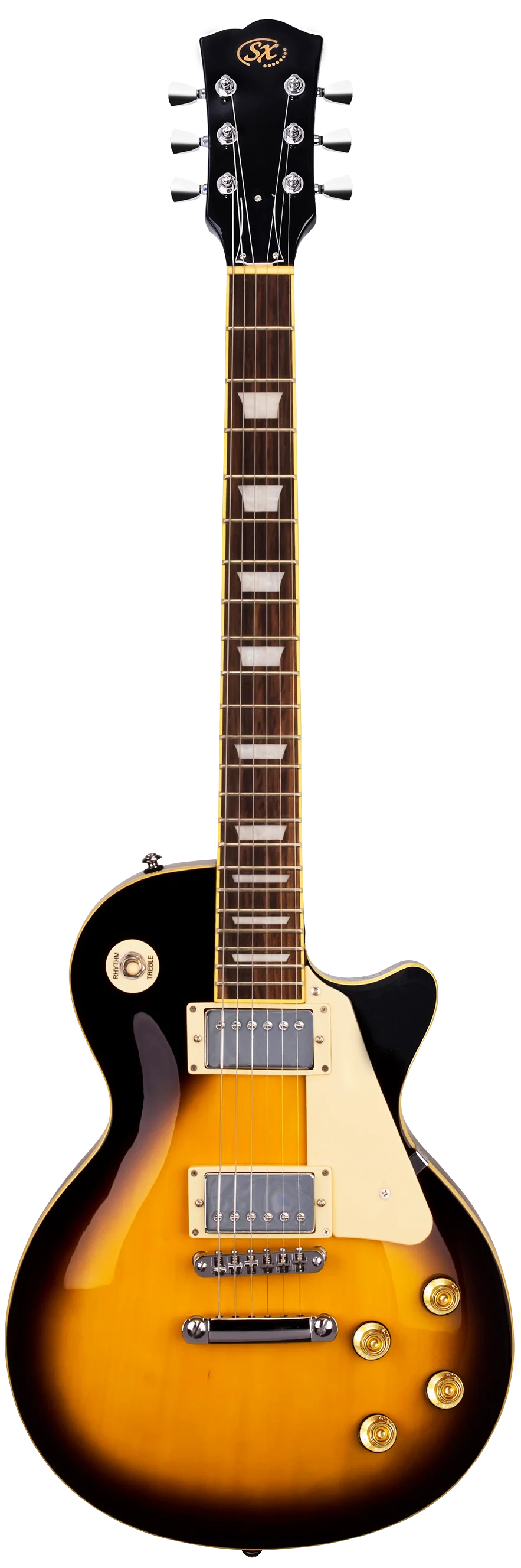 SX LEE3VS Les Paul Style Electric Guitar in Vintage Sunburst