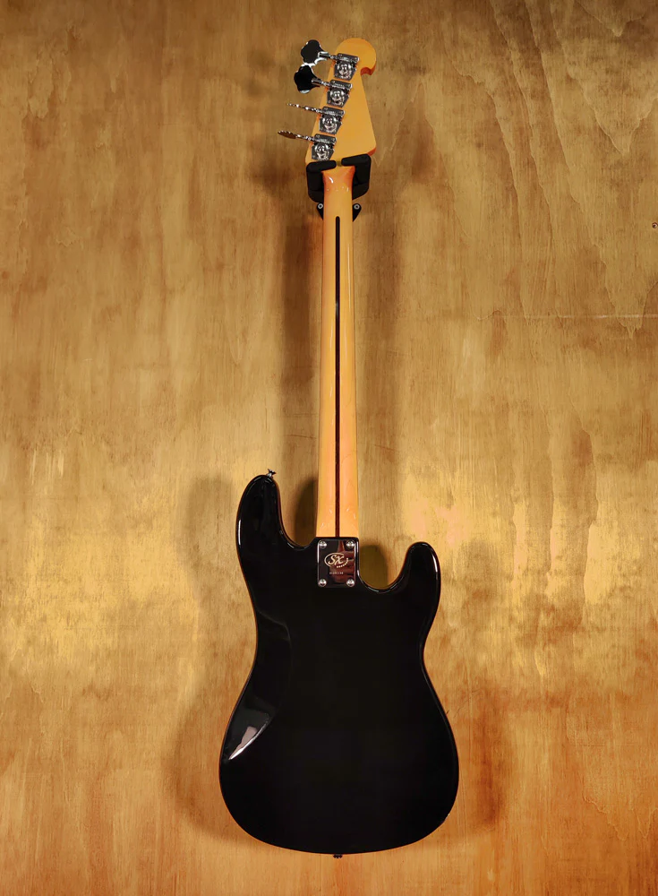 SX VEP62LHB P+J Left-Handed Electric Bass Guitar in Black (B-Stock) - Image 2