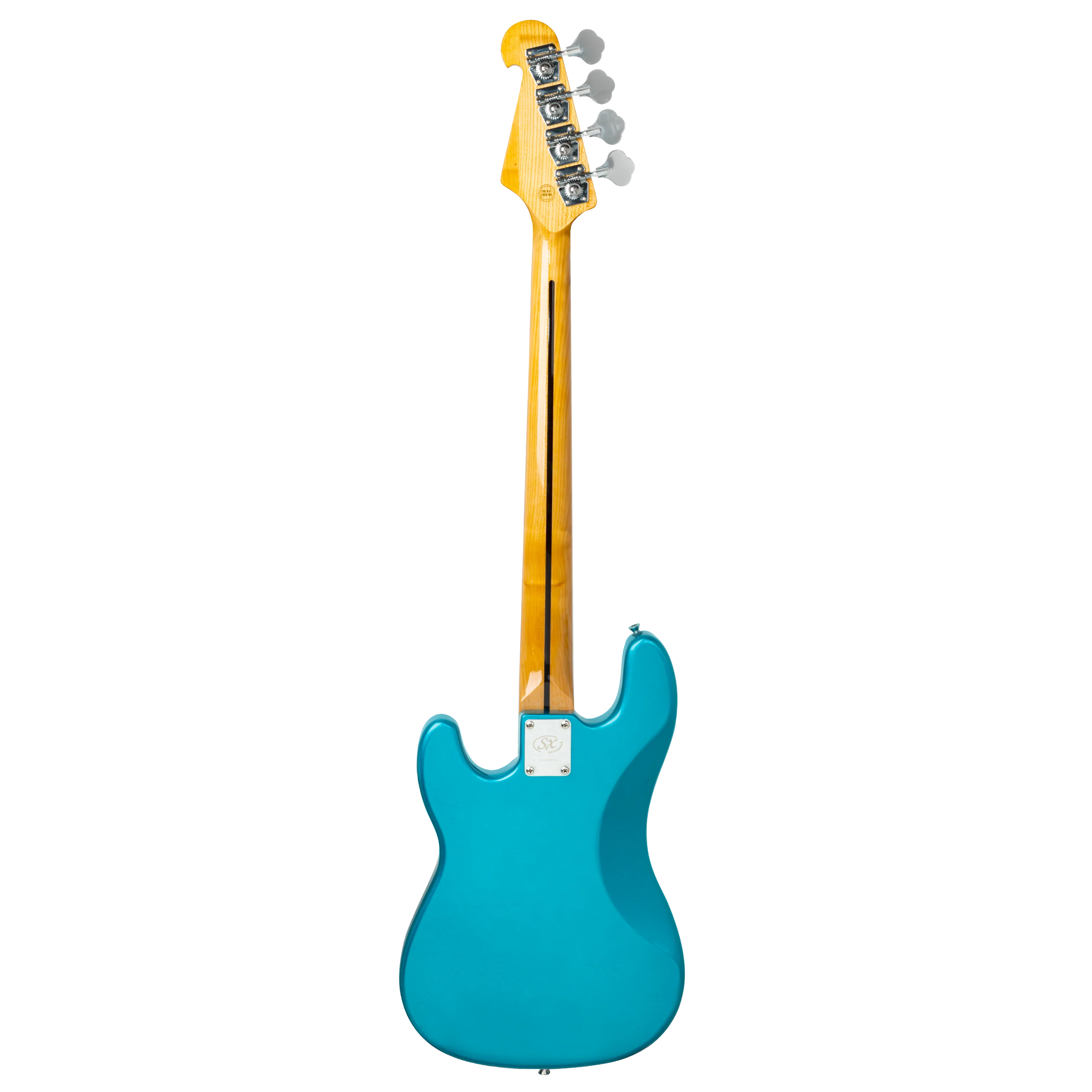 SX VEP62LPB P+J Electric Bass Guitar - Lake Placid Blue - Image 3