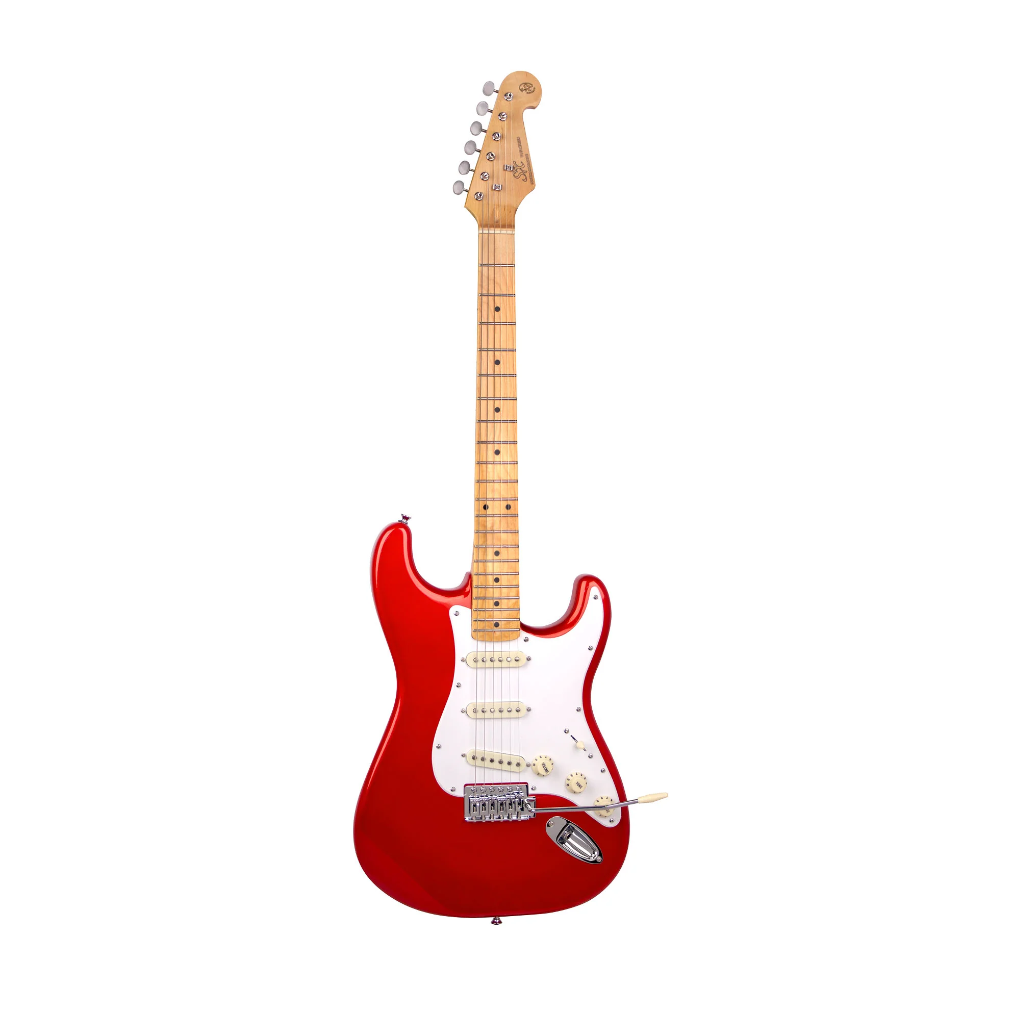 SX VES57CAR Vintage Series Electric Guitar - Candy Apple Red - Image 3