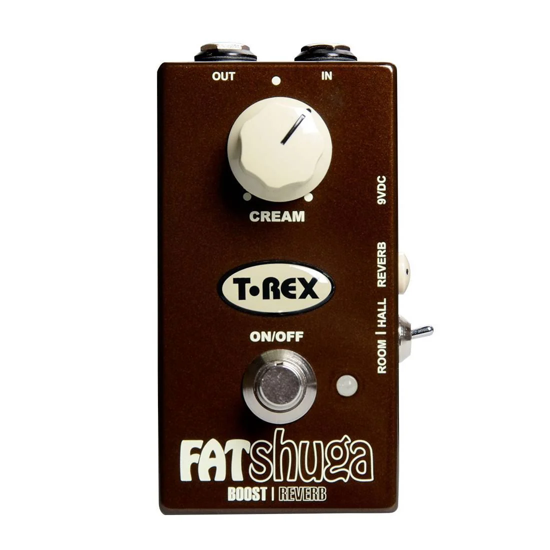 T-Rex Fat Shuga Boost & Reverb Guitar Effects Pedal - Image 4