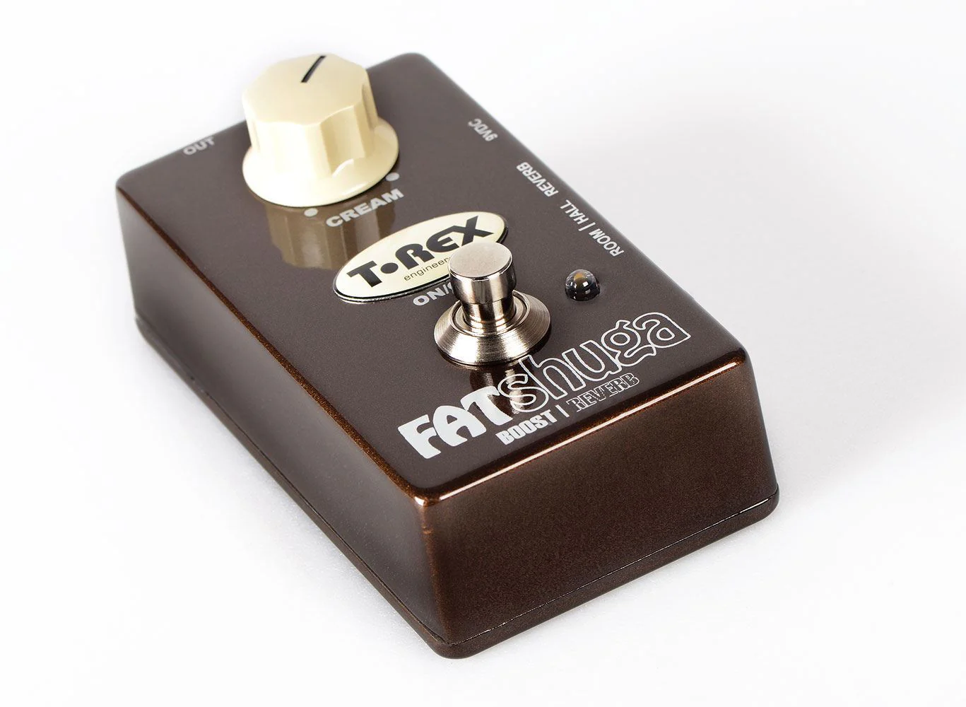 T-Rex Fat Shuga Boost & Reverb Guitar Effects Pedal - Image 6