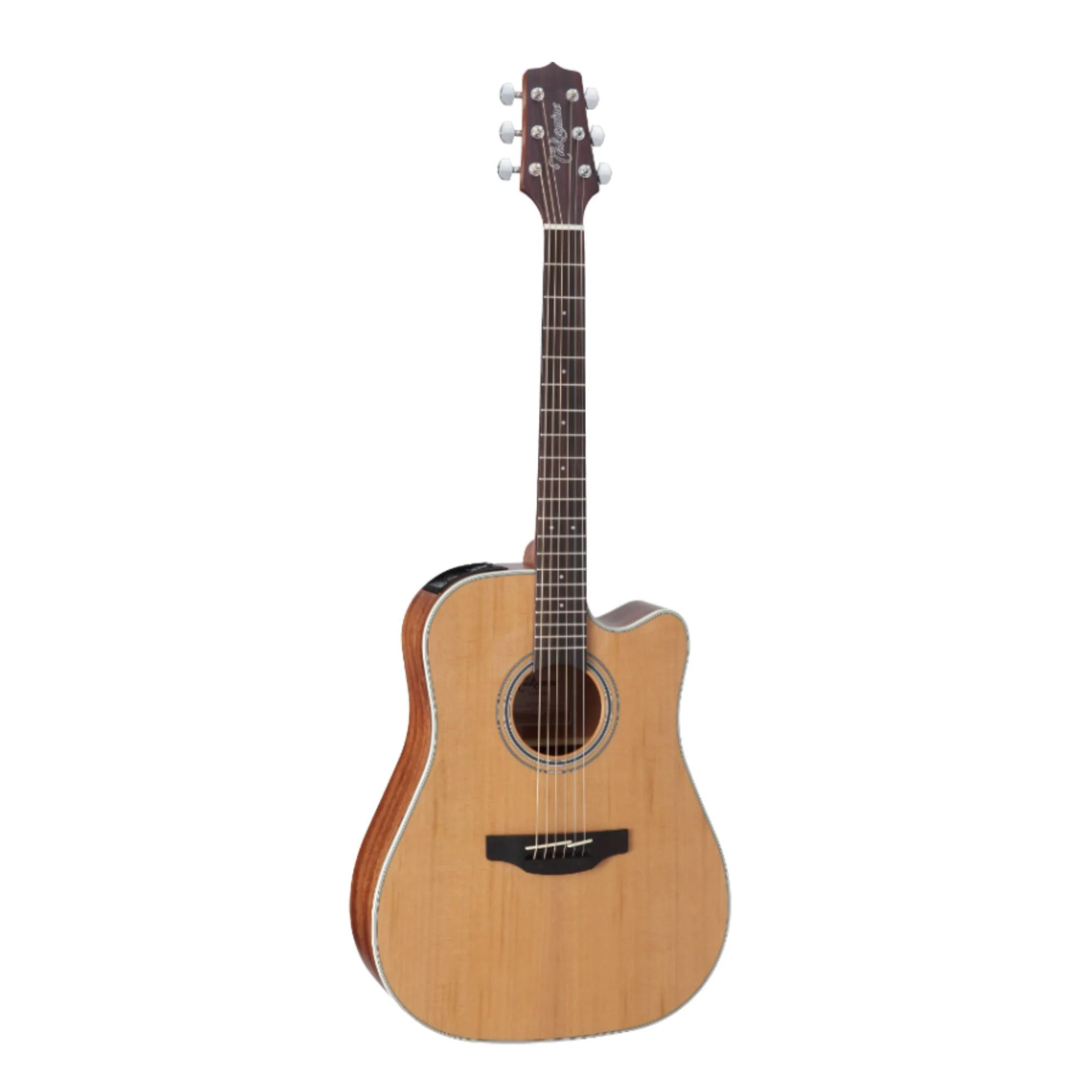 Takamine G20 Series Cutaway Dreadnought Guitar with Solid Cedar Top & Pickup - Image 5