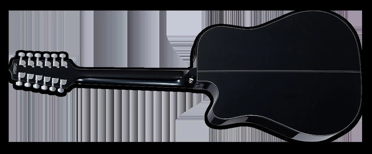 Takamine G30 Series 12-String Cutaway Acoustic Electric Guitar Solid Spruce Top - Black Gloss - Image 2