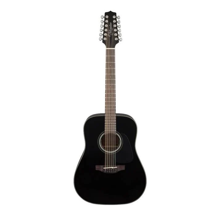 Takamine G30 Series 12-String Dreadnought Acoustic Guitar in Black Gloss Finish - Image 2