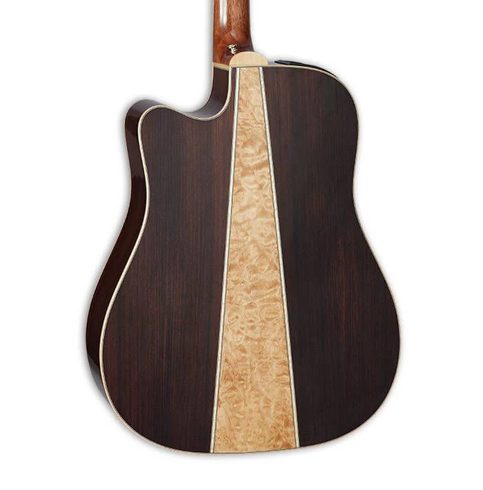 Takamine G90 Series Dreadnought AC/EL Guitar with Cutaway - Natural with 3 Pce Back Gloss Finish - Image 8