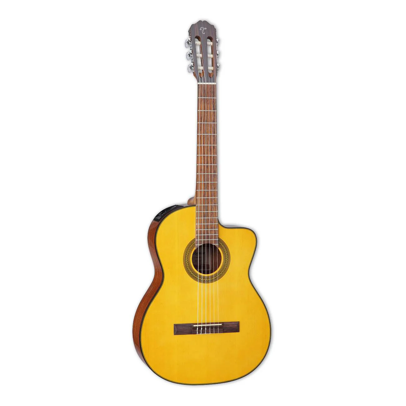 Takamine GC1 Series Cutaway Classical Guitar with Pickup in Natural Gloss Finish