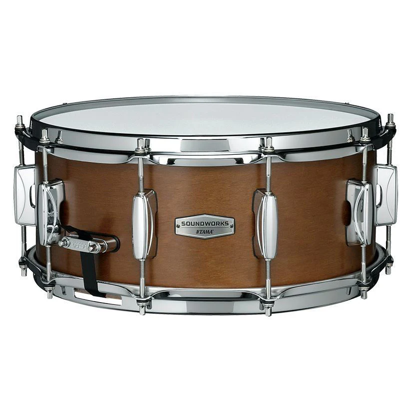 Tama DKP146 Soundworks Snare Drum - Matte Brown Kapur - Image 2