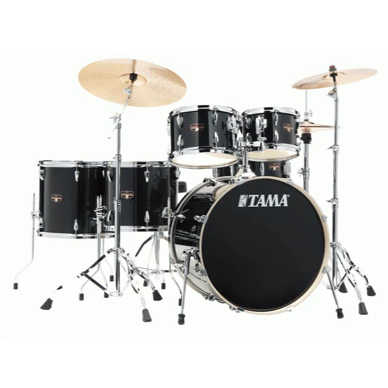 Tama Imperialstar 22/16/14/12/10+14S 6pc Drum Kit - Hairline Black - Image 10