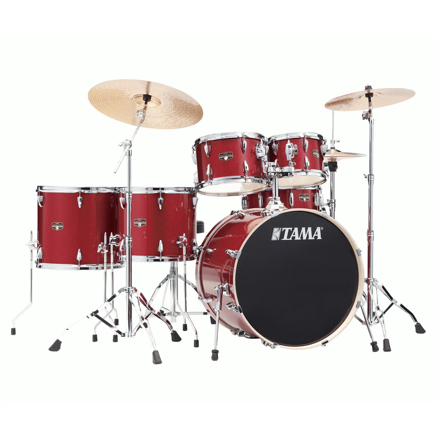 Tama IP62H6W Imperialstar 6 piece Complete Drum Kit in Burnt Red Mist - Image 7