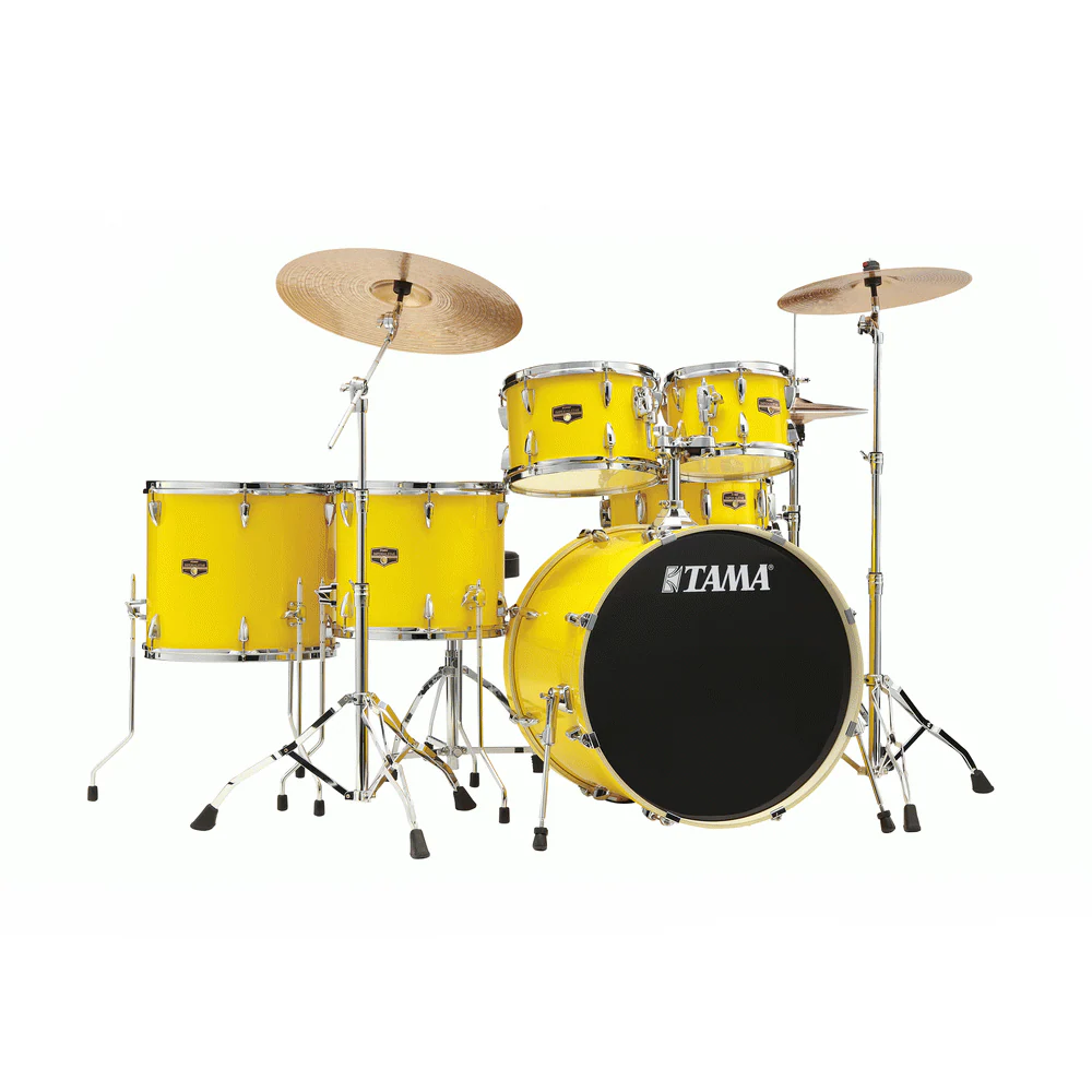 Tama IP62H6W Imperialstar 6 piece Complete Drum Kit in Electric Yellow - Image 9