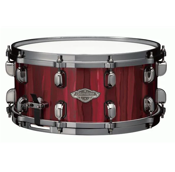 Tama MBS65BN Starclassic Performer 14x6.5 Snare Drum - Crimson Red Waterfall - Image 2