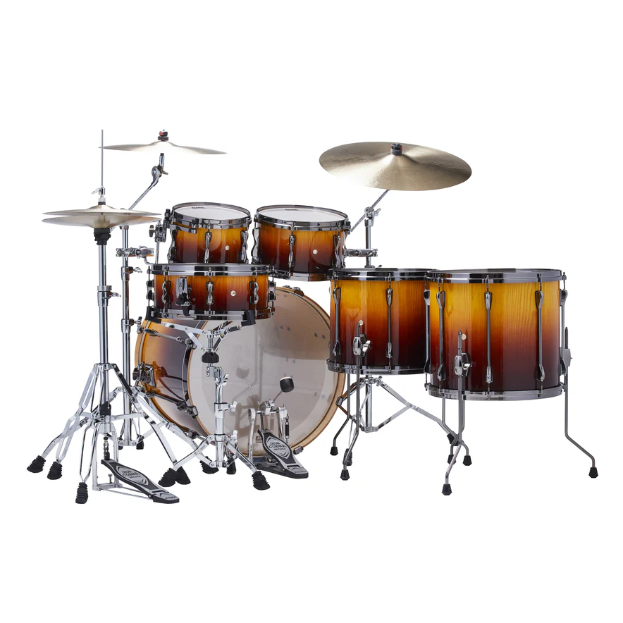 Tama ML62HZBS Superstar Hyperdrive LTD Drum Kit Shell Pack in Sunset Fade Lacebark Pine - Image 3