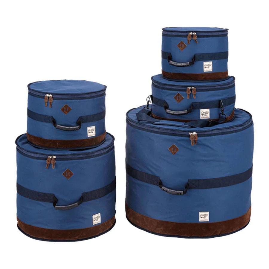 Tama Power Pad Designer Collection Drum Bag Set for 5pc Drum Kit in Navy Blue - Image 2