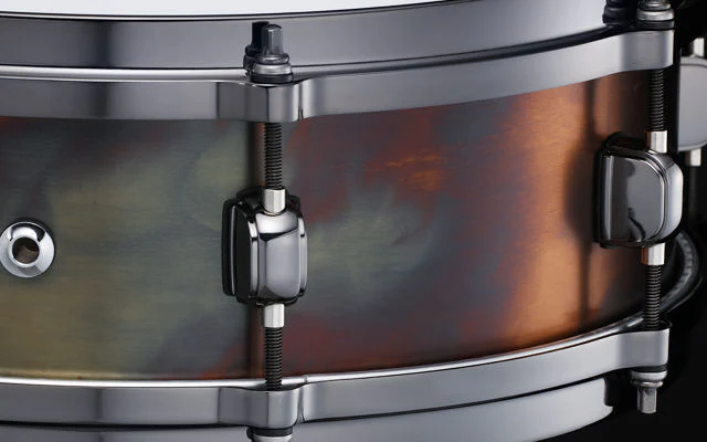 Tama S.L.P. 14 x 4.5 inch Dynamic Bronze Snare Drum in Aged Antique - Image 6