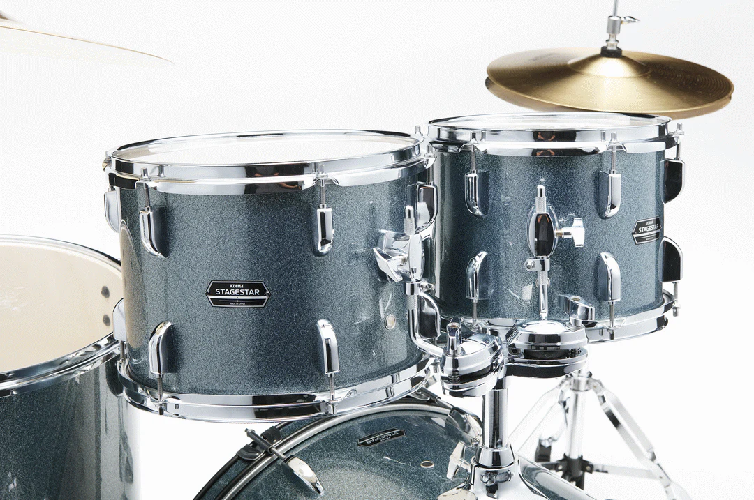 Tama ST52H5C Stagestar 5 piece Complete Drum Kit in Sea Blue Mist - Image 2