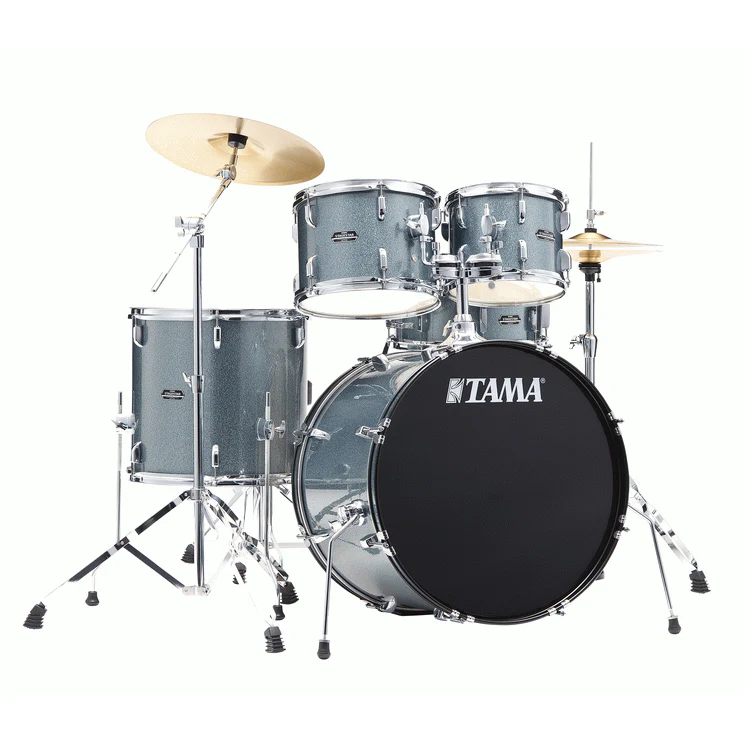 Tama ST52H5C Stagestar 5 piece Complete Drum Kit in Sea Blue Mist - Image 8