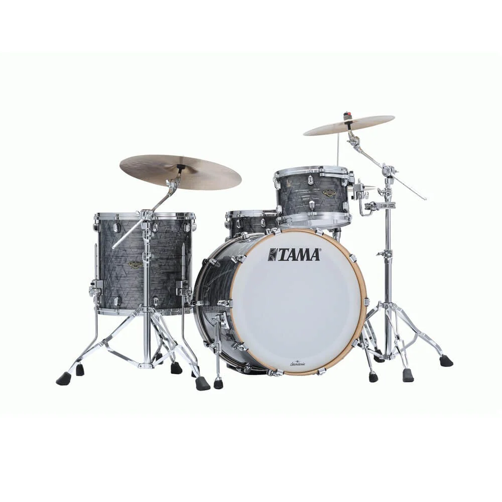 Tama Starclassic Walnut/Birch 20 3-Pce Drum Kit Shell Pack - 20/12/14 - Charcoal Onyx - Image 2