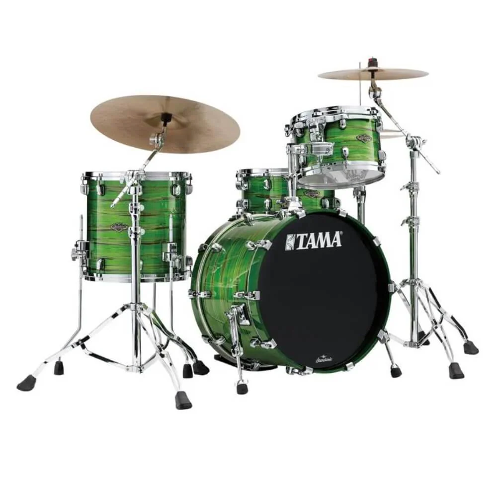 Tama Starclassic Walnut/Birch 20 3-Pce Drum Kit Shell Pack - 20/12/14 - Lacquer Shamrock Oyster