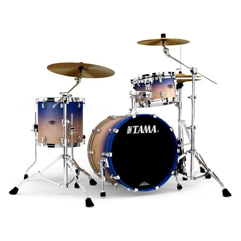 Tama Starclassic Walnut/Birch 20 3-Pce Drum Kit Shell Pack - 20/12/14 - Satin Purple Atmosphere Fade