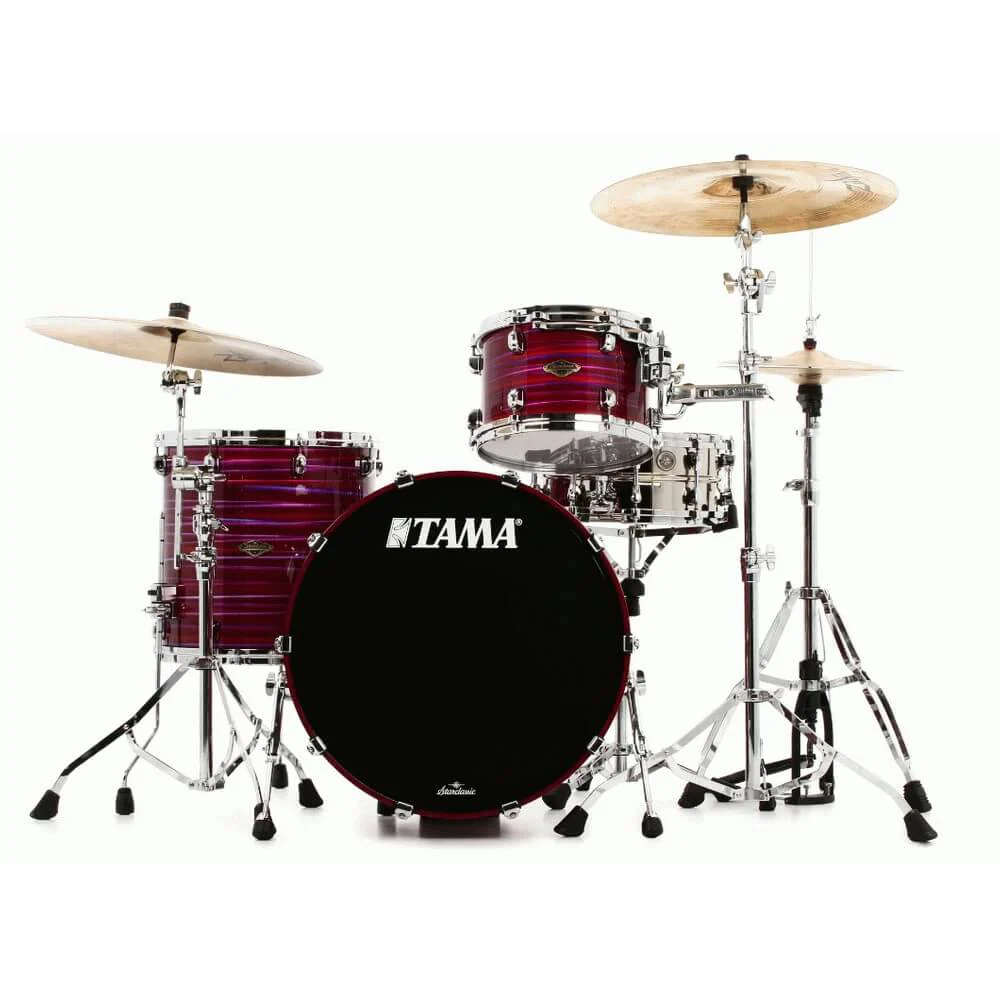 Tama Starclassic Walnut/Birch 20 3 Piece Drum Kit Shell Pack - 20/12/14 - Lacquer Phantasm Oyster