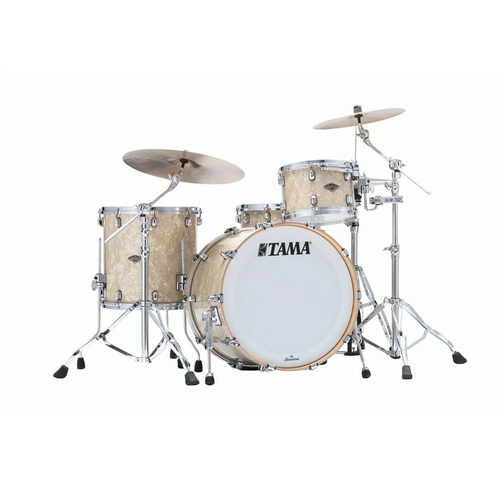 Tama Starclassic Walnut/Birch 20 3 Piece Drum Kit Shell Pack - 20/12/14 - Vintage Marine Pearl - Image 4