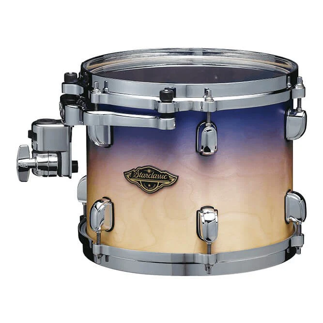 Tama Starclassic Walnut/Birch 22 4-Pce Drum Kit Shell Pack - 22/10/12/16 - Satin Purple Atmosphere Fade - Image 3