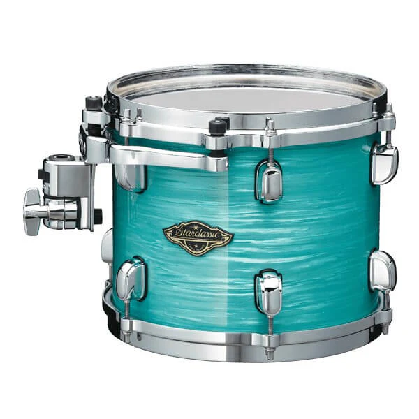 Tama Starclassic Walnut/Birch 22 4-Pce Drum Kit Shell Pack - 22/10/12/16 - Surf Green Silk - Image 2