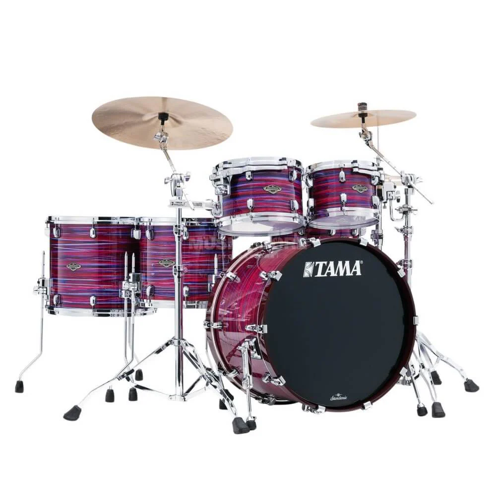 Tama Starclassic Walnut/Birch 22 5-Pce Drum Kit Shell Pack - 22/10/12/14/16 - Lacquer Phantasm Oyster - Image 4