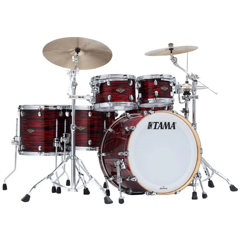 Tama Starclassic Walnut/Birch 22 5-Pce Drum Kit Shell Pack - 22/10/12/14/16 - Red Oyster