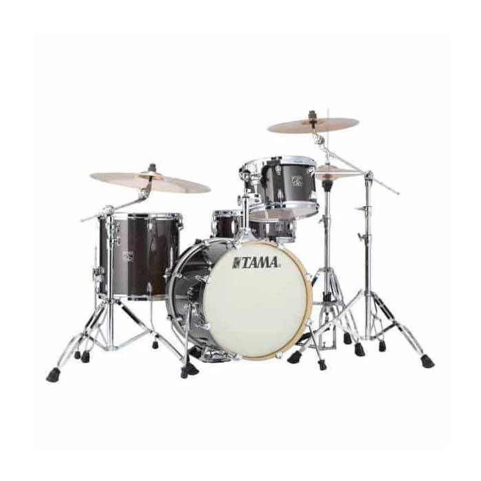 Tama Superstar Classic 18" 4 Piece Drum Kit Shell Pack - 18/12/14 with 14" Snare - Midnight Gold Sparkle - Image 2
