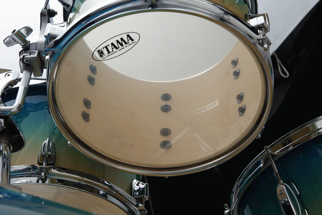 Tama Superstar Classic Maple 7pc Drum Shell Pack in Caribbean Lacebark Pine Fade - Image 6