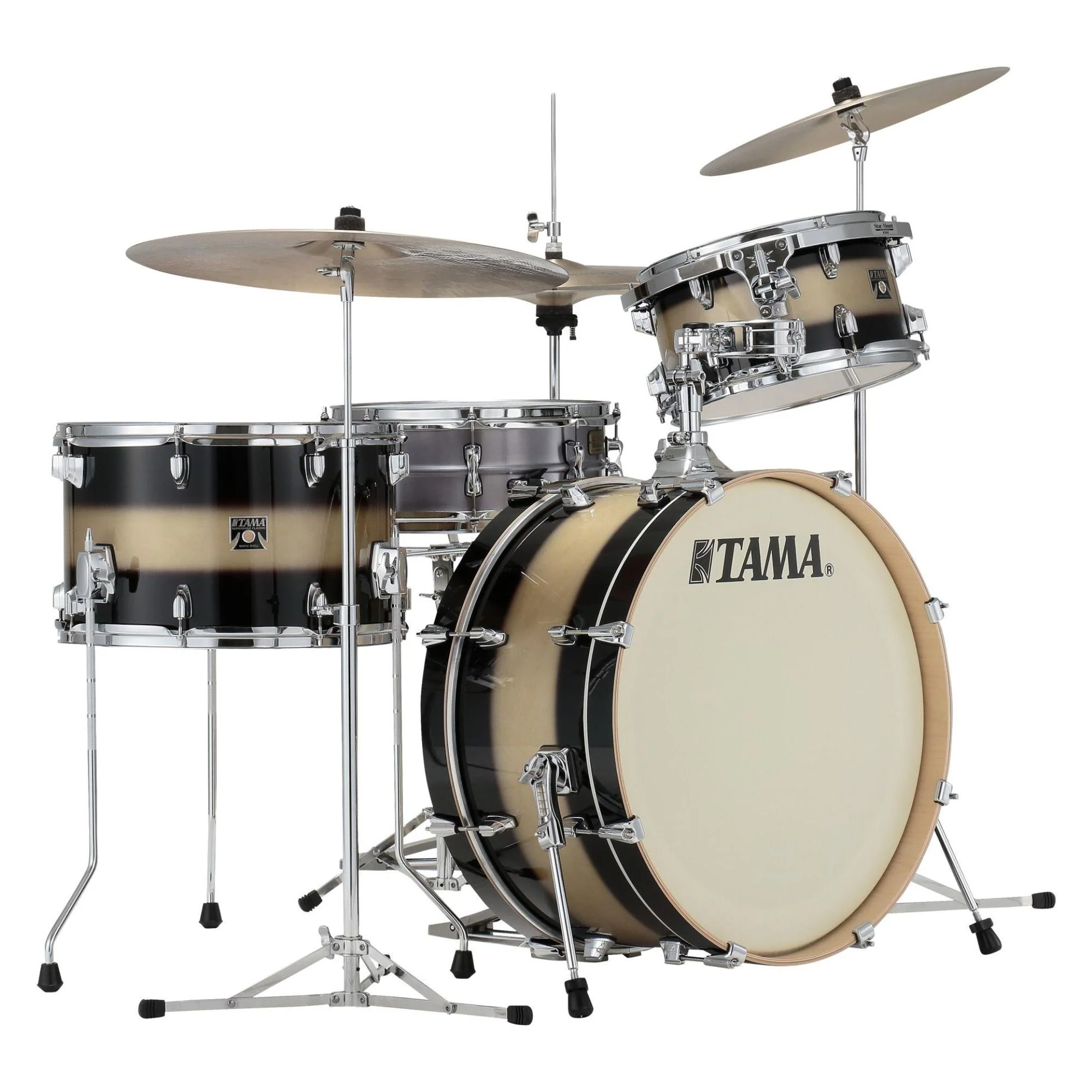 Tama CL30VS-MLD Superstar Classic 3-piece Drum Kit in Black and Gold Duco
