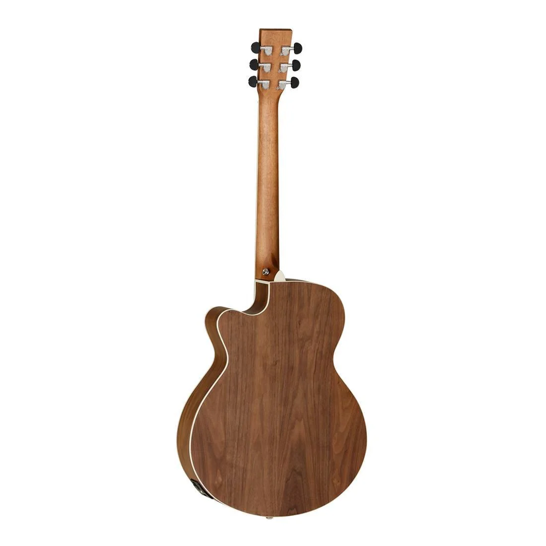 Tanglewood Discovery Exotic Super Folk Acoustic Electric Guitar - Black Walnut - Image 3