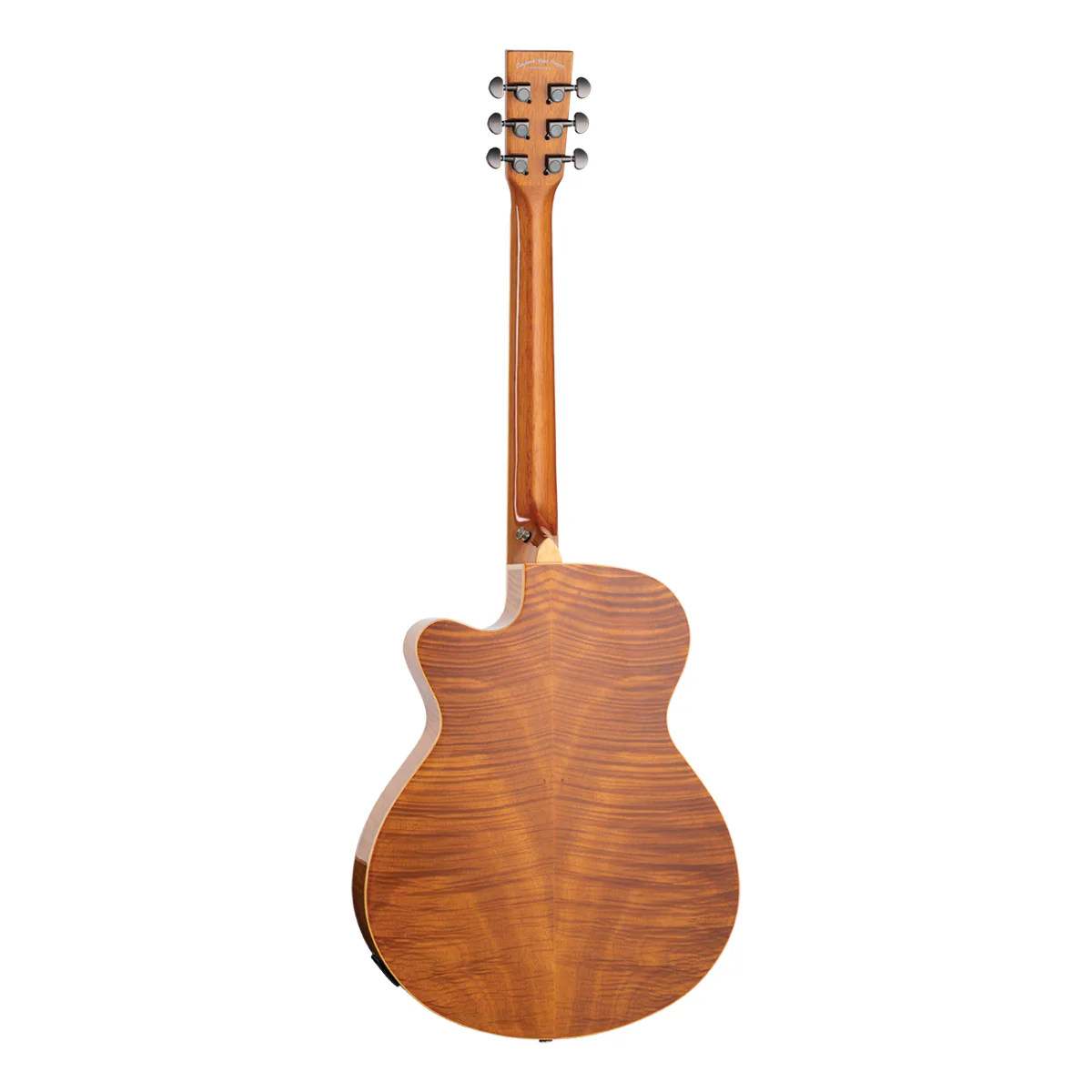 Tanglewood Reunion Pro Solid Australian Red Cedar Top with Flame Okoume Back and Sides - Image 4