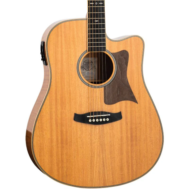 Tanglewood Reunion TRDCEFMH Dreadnought Acoustic Guitar with Pickup - Natural Gloss - Image 5