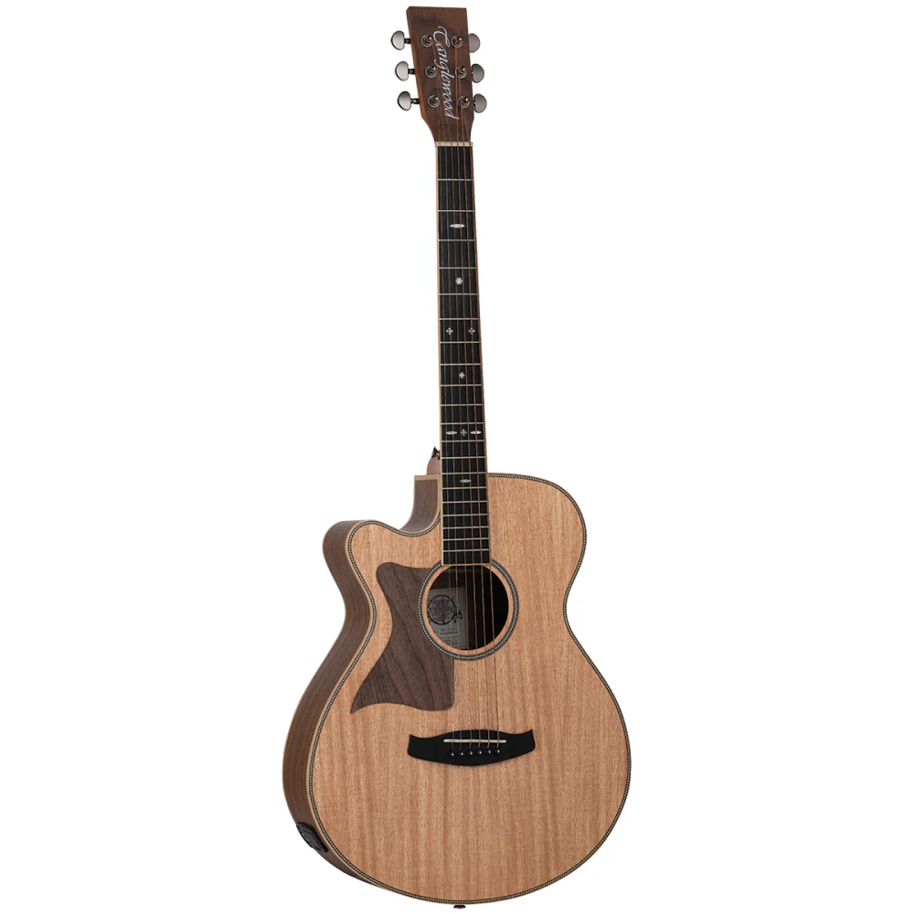 Tanglewood Reunion TRU4CE Left-Handed Super Folk Cutaway Acoustic Guitar in Natural Satin - Image 3