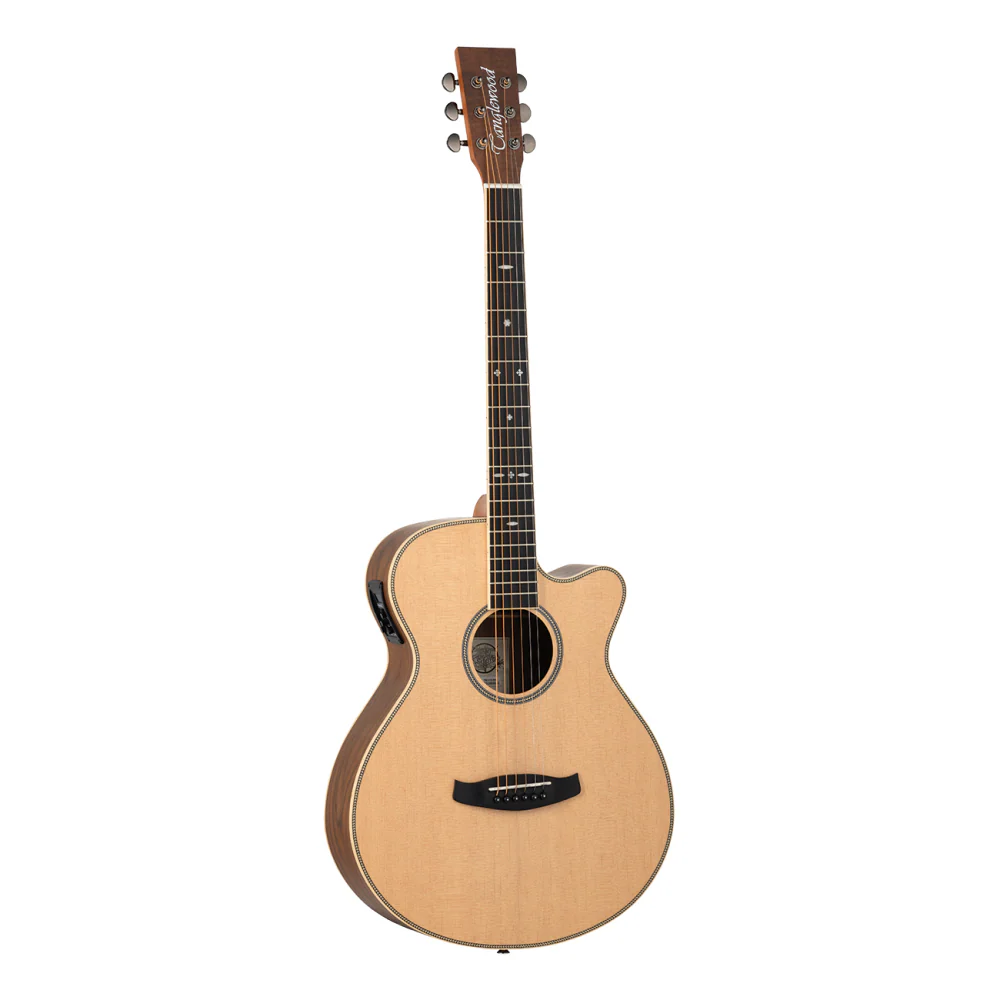 Tanglewood Reunion TRU4CE Super Folk Cutaway Acoustic Guitar - Natural Satin - Image 4