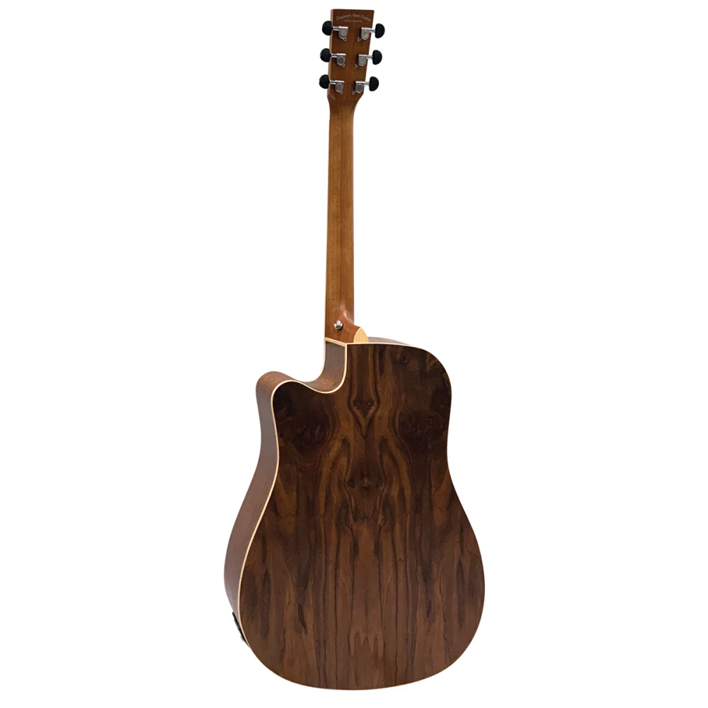 Tanglewood TDBTDCEHR Discovery Exotic Dreadnought Acoustic Guitar - Hawaiian Rainwood - Image 6