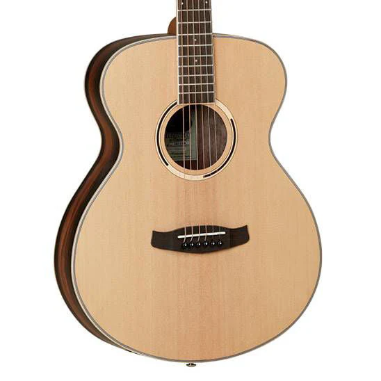 Tanglewood TDBTFEB Discovery Exotic Folk Acoustic Guitar in Ebony - Image 3