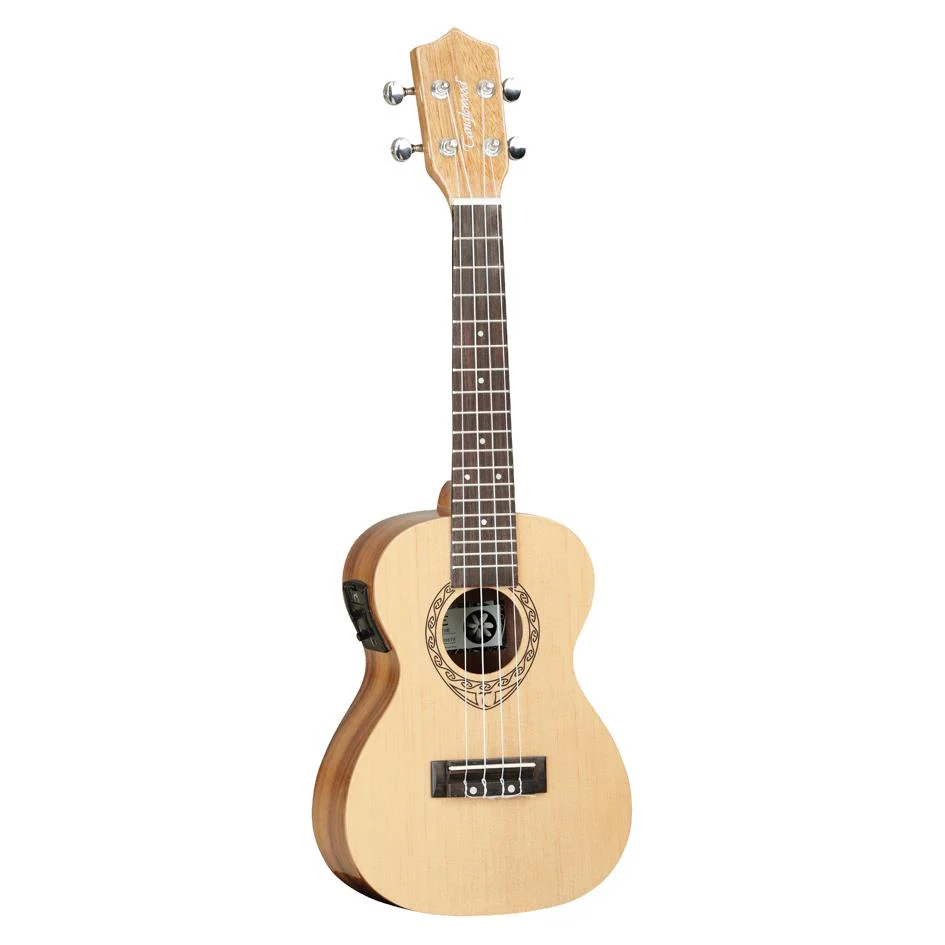Tanglewood Tiare Concert Ukulele with Pickup - Luxury Satin Spruce and Koa - Image 3