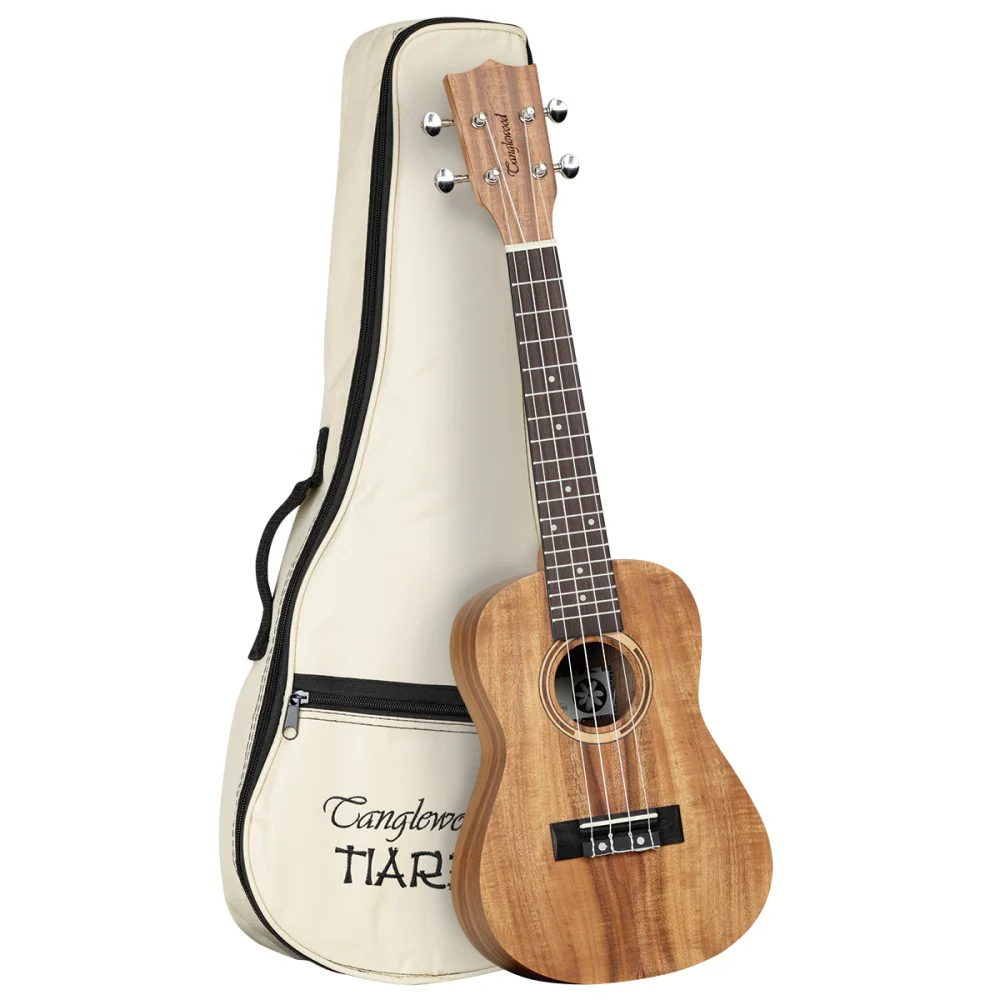 Tanglewood Tiare Series TWT8 Concert Ukulele with Gig Bag - Koa Natural Gloss - Image 4